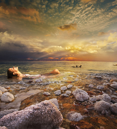 Dead sea retouching